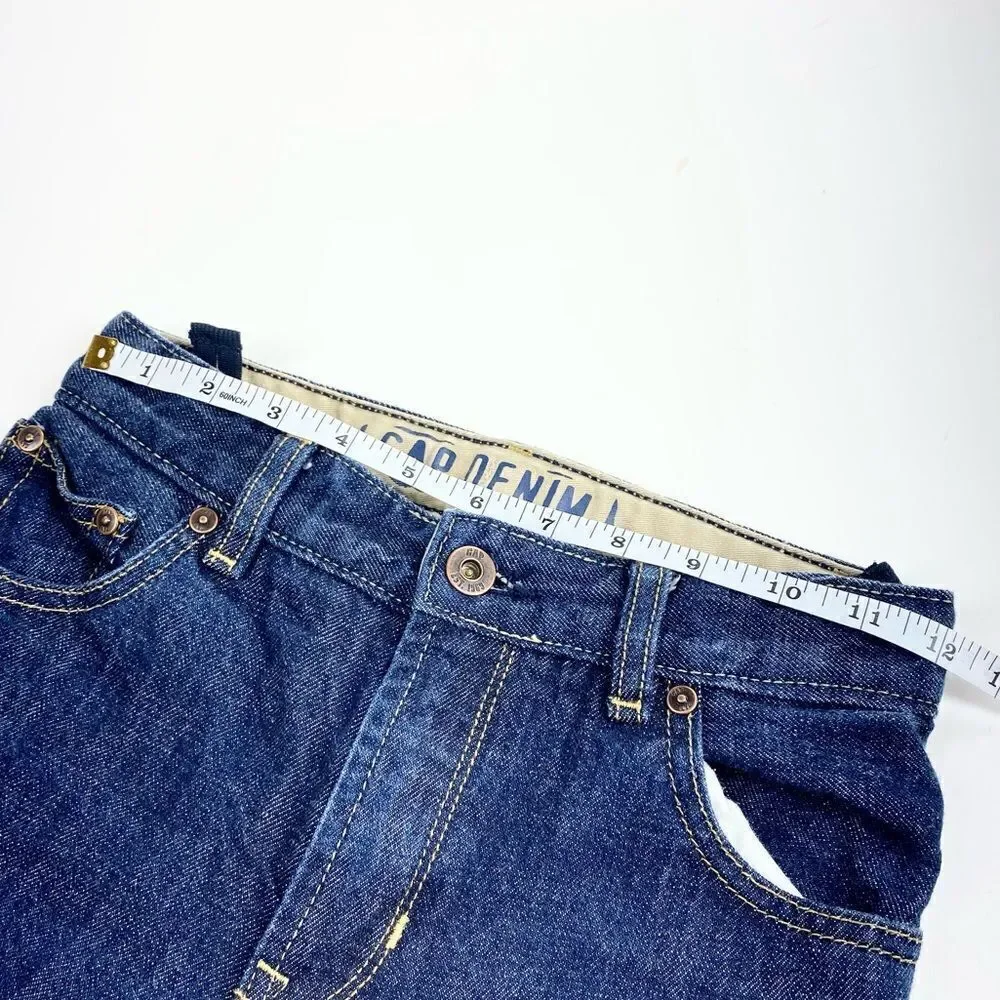 Gap denim straight leg dark wash jean 10